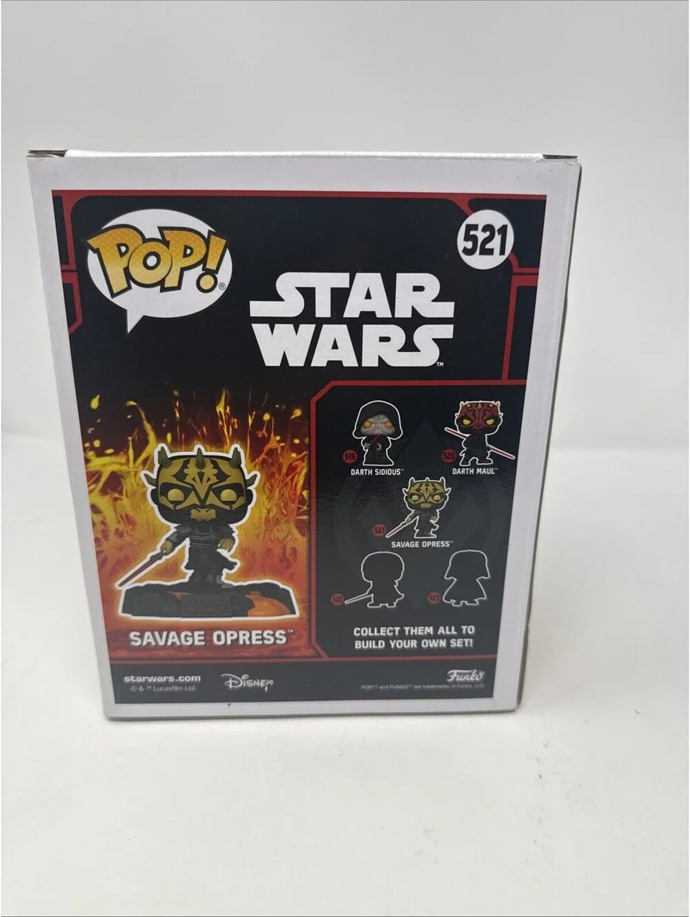 Funko Pop! #521 Deluxe: Star Wars - Red Saber Series Volume 1: Savage Opress